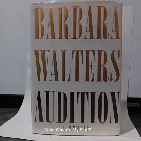 BARBARA WALTERS - AUDITION: A MEMOIR - 2008 EDITION HARDCOVER COFFEE TABLE BOOK - Picture 1 of 6
